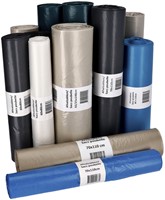 Afvalzak Cleaninq 63x70cm HDPE recycled T15 50L transparant rol à 25 stuks-2