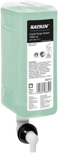 Handzeep Katrin Green vloeibaar 1000ml 86511