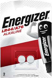 Batterij Energizer knoopcel 2x LR44 alkaline