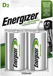 Batterij oplaadbaar Energizer 2xD 2500mAh
