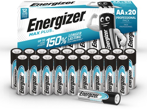 Batterij Energizer Max Plus 20x AA alkaline-2