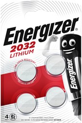 Batterij Energizer knoopcel 4x CR2032 lithium