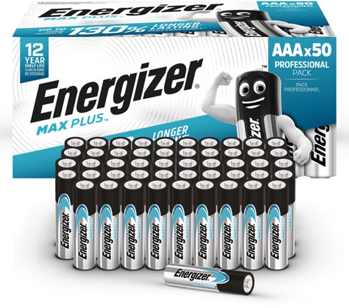 Batterij Energizer Max Plus 50xAAA alkaline-2