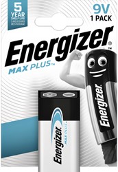 Batterij Energizer Max Plus 1x9v alkaline