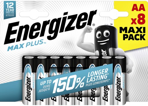 Batterij Energizer Max Plus 8xAA alkaline