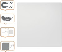 Whiteboard Nobo frameloos modulair 45x45cm-2