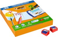 Kleurpotloden Bickids Multi Surface + 2 puntenslijpers ass 10kl 40st-3