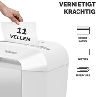Papiervernietiger Fellowes Powershred LX70 snippers 4x40mm wit-2