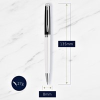Balpen Waterman Hémisphère Colour Blocking black en white CT medium-1