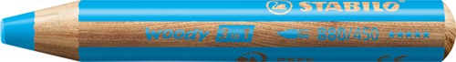 Kleurpotloden STABILO 880 woody 3 in 1 multitalent lichtblauw
