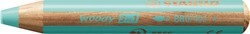 Kleurpotloden STABILO 880 woody 3 in 1 multitalent pastel blauw