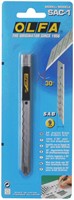Snijmes Olfa SAC-1 9mm met metalen houder blister à 1 stuk