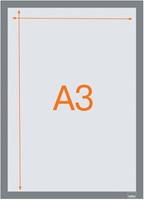 Infokader Nobo zelfklevend A3 zilver 2 stuks-10