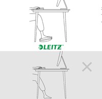 Voetensteun Leitz Ergo verstelbaar lichtgrijs-2
