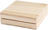 Doos Creativ Company 10x10x3cm hout-2