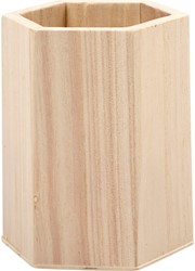 Pennenbak Creativ Company zeshoek 10.5x8cm triplex