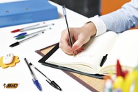 Balpen Bic Cristal medium rood-1