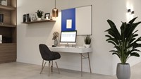 Combibord Legamaster UNITE blauw vilt-whiteboard 90x120cm-2