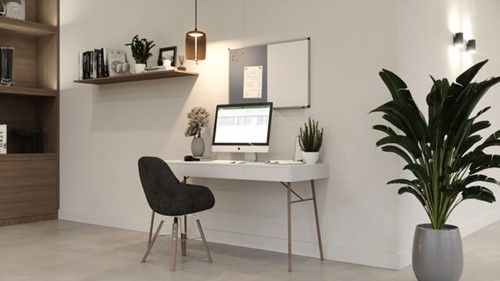 Combibord Legamaster UNITE grijs vilt-whiteboard 60x90cm-2