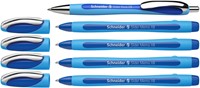 Balpen Schneider Slider Memo XB  blauw 4st + 1 gratis Slider balpen-2