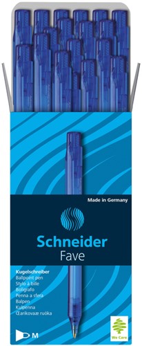 Balpen Schneider Fave medium blauw-2