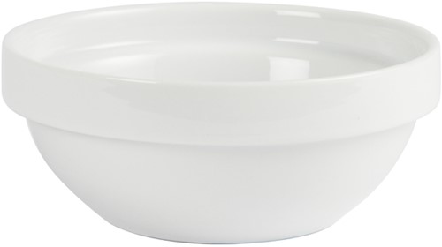 Kom Olympia Whiteware 13 cm doos 12 stuks wit