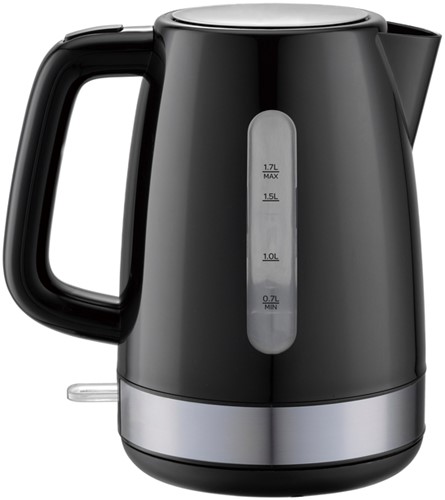 Waterkoker Inventum 1.7 liter zwart met rvs-2