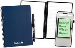 Notitieboek Bambook Original Navy A5 lijn 40 pagina's uitwisbaar