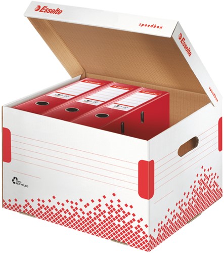 Opberg- en transportdoos Esselte Speedbox 392x301x334mm wit-2