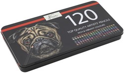 Kleurpotloden Nassau fine art assorti blik à 120 stuks