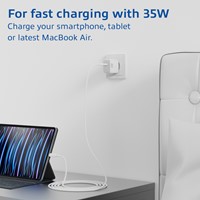 Oplader ACT 35w 1-poort usb c wit-3