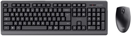 Toetsenbord Trust Primo draadloos + muis QWERTY