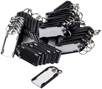 Sleutellabel Pavo Magnettag zwart 50 stuks