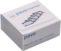 Sleutellabel Pavo Magnettag zwart 10 stuks-3