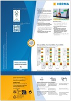 Etiket HERMA 4567 199.5x143.5mm rood 200 stuks-2