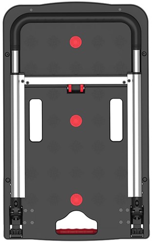 Transportkar Pavo platform trolley inklapbaar 137kg zwart-2