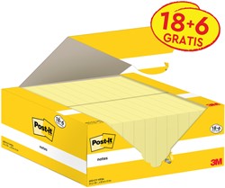 Memoblok 3M Post-it 653-CY 38mmx51mm geel voordeelpak