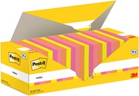 Memoblok 3M Post-it 654-COL 76x76mm kleur ass voordeelpak-2