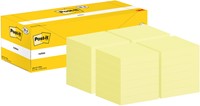 Memoblok 3M Post-it 654-CY 76x76mm geel voordeelpak-3