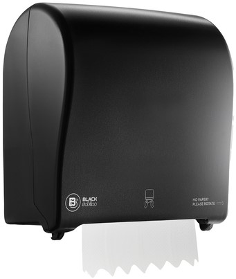Handdoekroldispenser BlackSatino PT50 zwart 335340