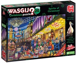 Puzzel Wasgij Christmas 20 - De Geesten van de Kermis! 2x1000st (1 puzzle for free)