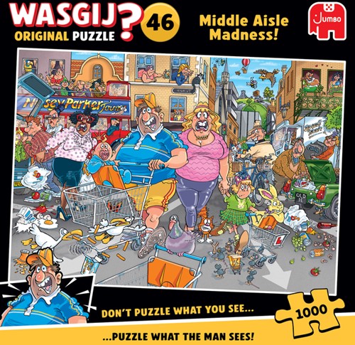 Wasgij Original 46 - Middle Aisle Madness 1000 st-3