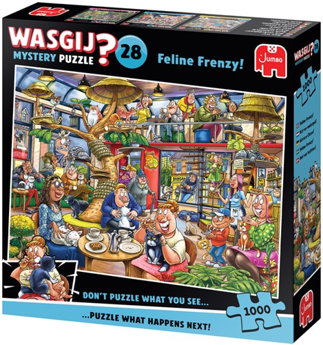 Wasgij Mystery 28 - Feline Frenzy! 1000 st-2