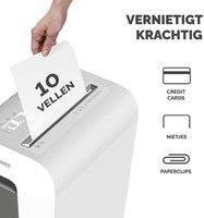 Papiervernietiger Fellowes Powershred LX65 snippers 4x40mm wit-2