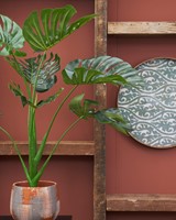 Kunstplant Mica Monstera in plastic pot 100x70cm-3