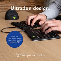 Toetsenbord R-Go Split Break QWERTY WL zwart-4