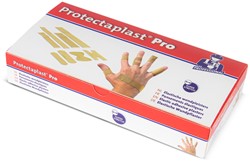 Elastische pleisters bruin Protectaplast 180x20mm 100 stuks