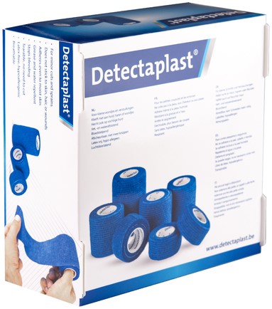 Cohesief verband blauw Detectaplast assorti 7 stuks-3