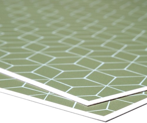 Placemat IEZZY Japanse kersenbloesem groen 6 stuks-2