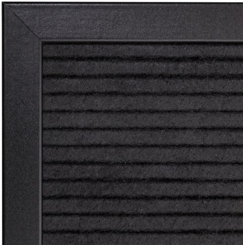 Letterbord IEZZY 30x30cm zwart hout-3